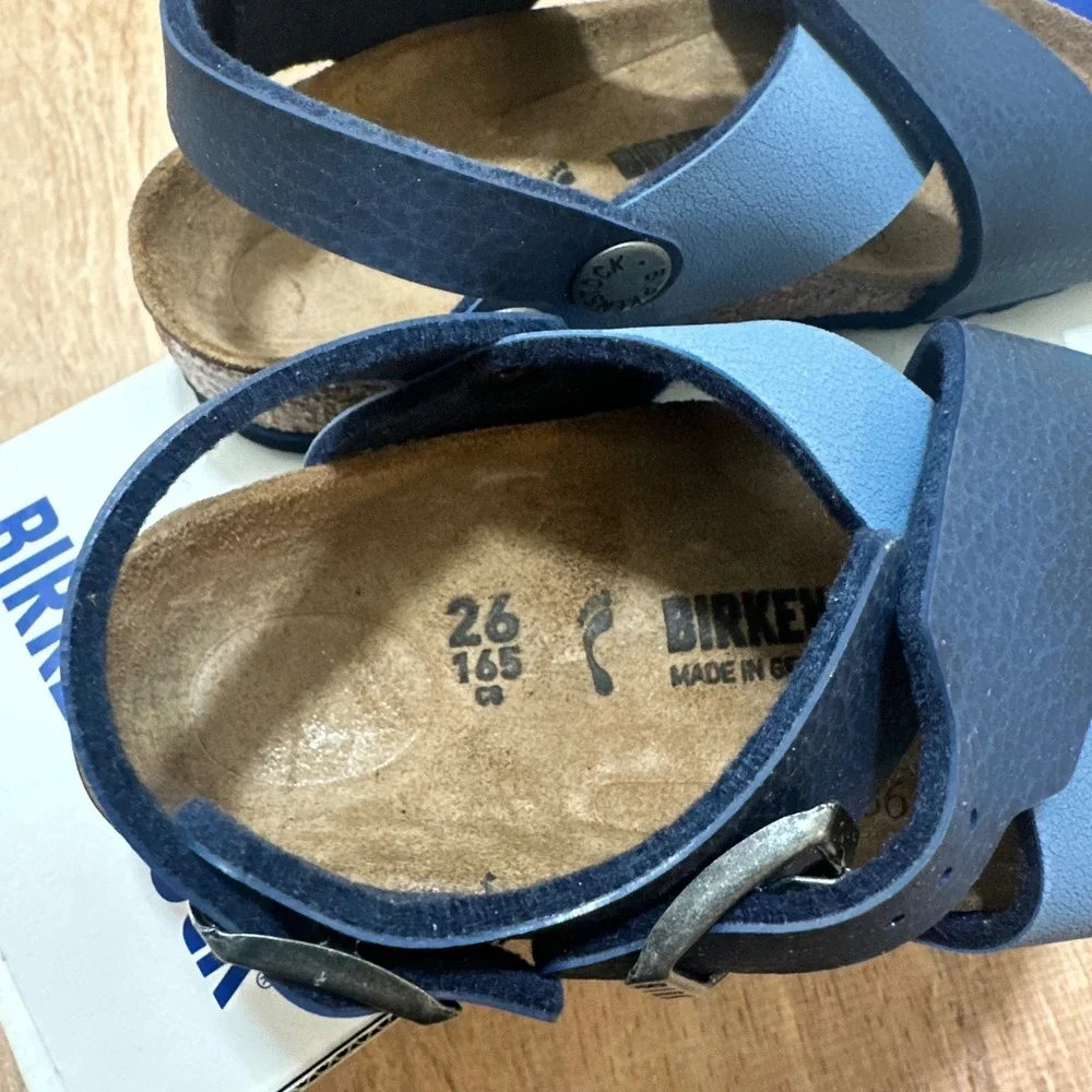 BIRKENSTOCK | NEW Toddler Kid's Spice Blue Guam Strap Sandals, 26‎ EU, 9.5 US
